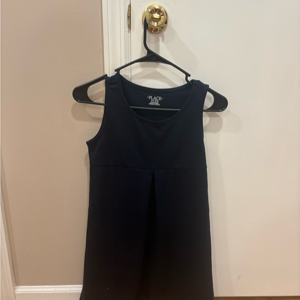 Place Black Sleeveless Mini Dress